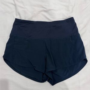 Lululemon HR speed up shorts 2.5 in